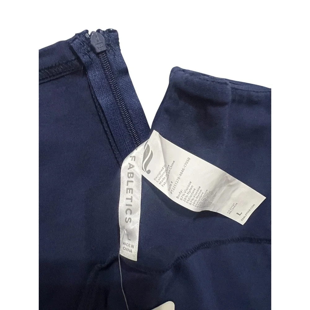 Fabletics Ponte Skinny Zip‎ Split Pants High Rise Full Length Front Closure